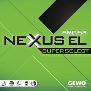 GEWO Belag Nexxus EL Pro 53 SuperSelect zum SONDERPREIS