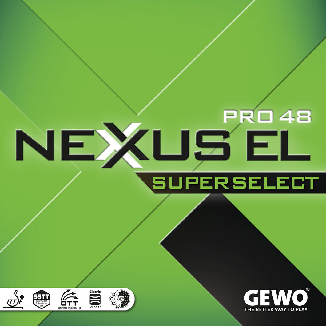 GEWO Belag Nexxus EL Pro 48 SuperSelect jetzt zum Einführungspreis !