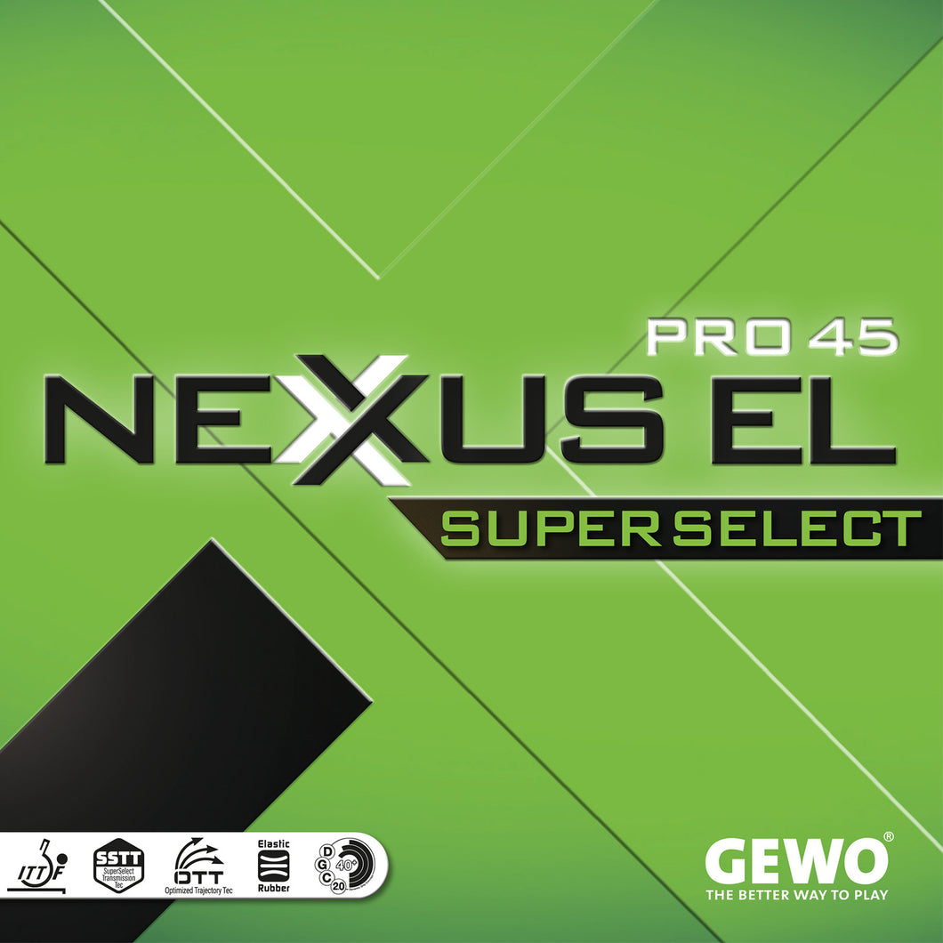 GEWO Belag Nexxus EL Pro 45 SuperSelect jetzt zum Einführungspreis