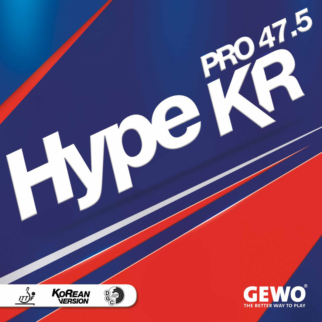 GEWO Belag Hype KR Pro 47.5 jetzt zum Sonderpreis !