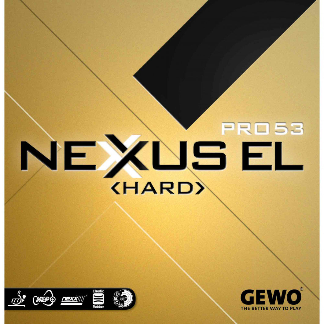 GEWO Belag NeXXUS EL Pro 53 Hard jetzt zum SONDERPREIS !